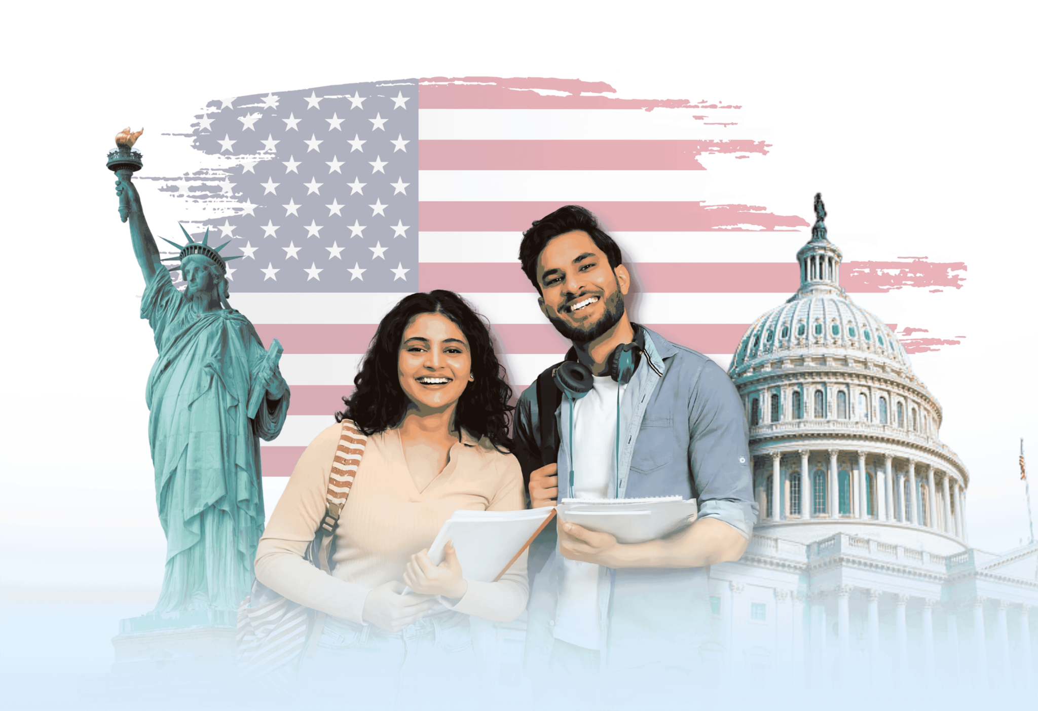 three-fellow-students-reading-textbook-laughing