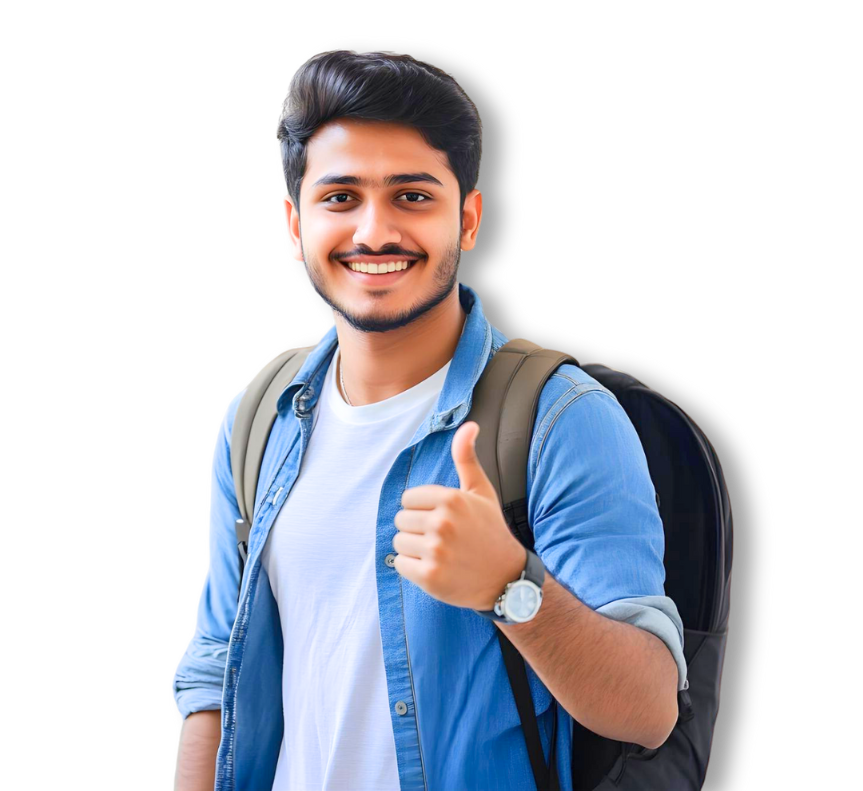 Smiling woman with money