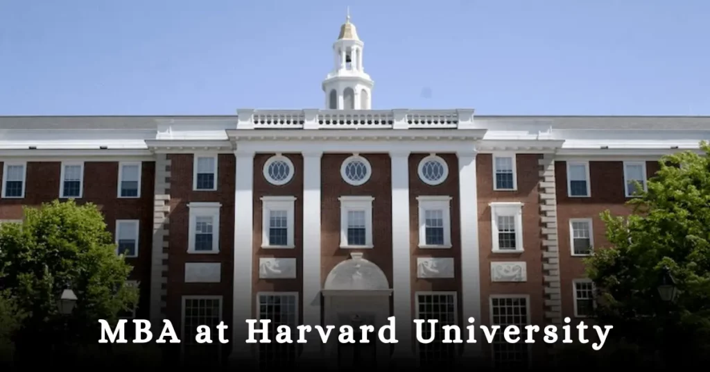 MBA at Harvard University