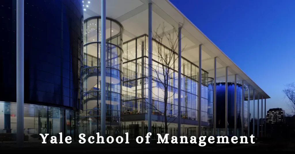 Yale School of Management MBA