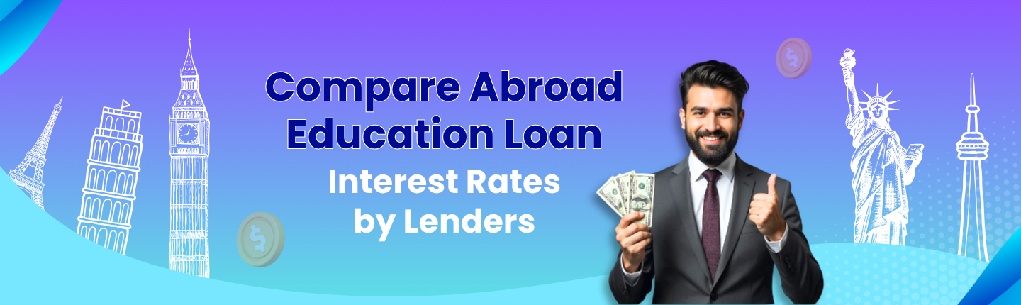 Abroad education loan interest rate hero image
