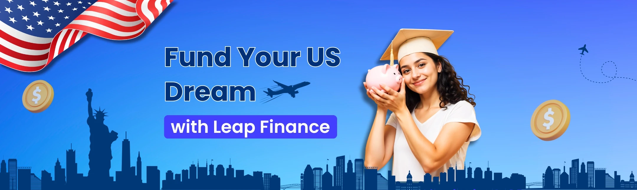 Leap finance study loan usa hero image