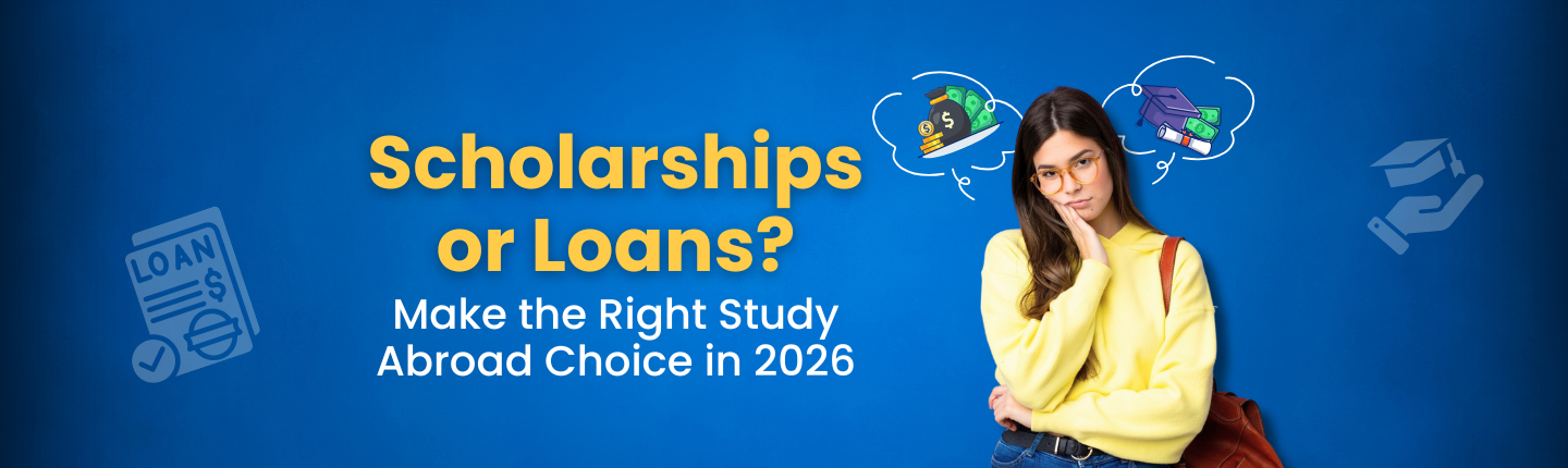 Scholarships vs loans hero image