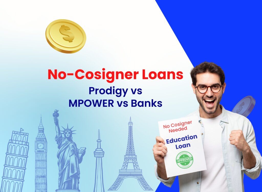 No cosigner education loans prodigy mpower indian banks feature image